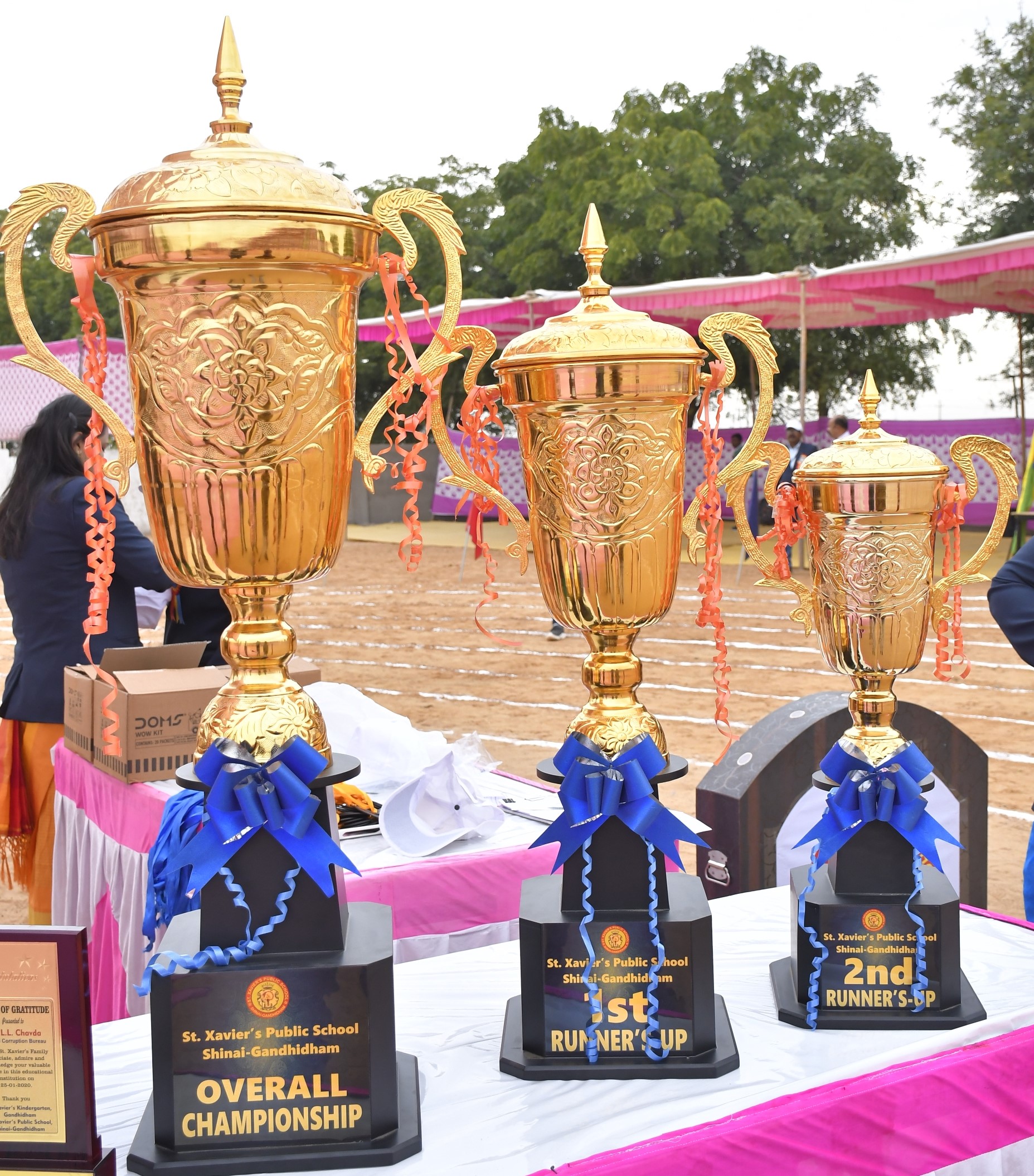 WINNERS OF THE ANNUAL SPORTS DAY 2020